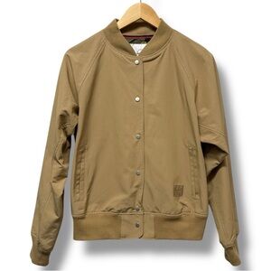 Herschel Women’s Varsity Bomber Jacket Tan Size M
